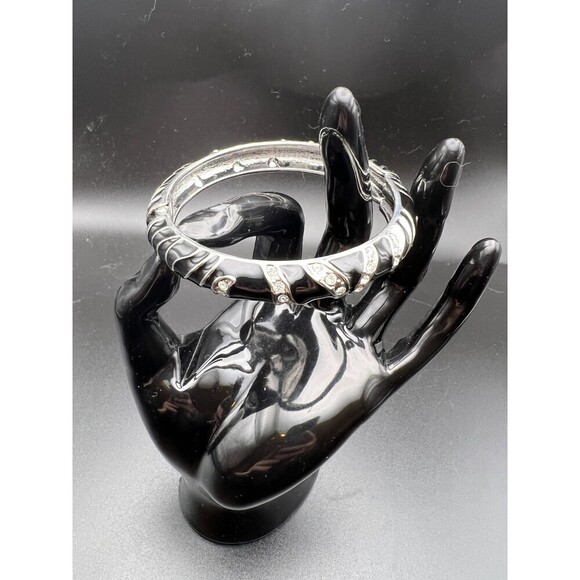 Cookie Lee Black Enamel Bracelet - Picture 7 of 8